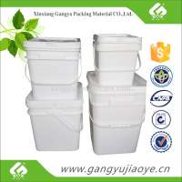 15liter square food gradeplastic bucket