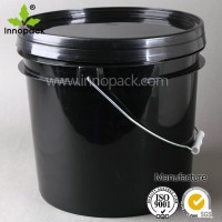 18 Liter Black Virgin PP Printed Oil /Paint Plastic Pail/Bucket/Barrel