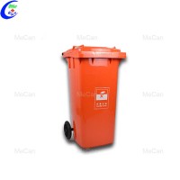 Hot Sale 100L Trash Can Plastic Street Barrel with Wheel Waste Barrel